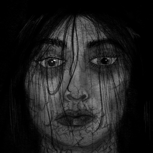 drawing of a woman